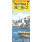   Cape Verde térkép ITM, Nyugat-Afrika térkép, West-Africa, Zöldfoki-szigetek térkép, Zöldfoki szigetek, Fokváros térkép