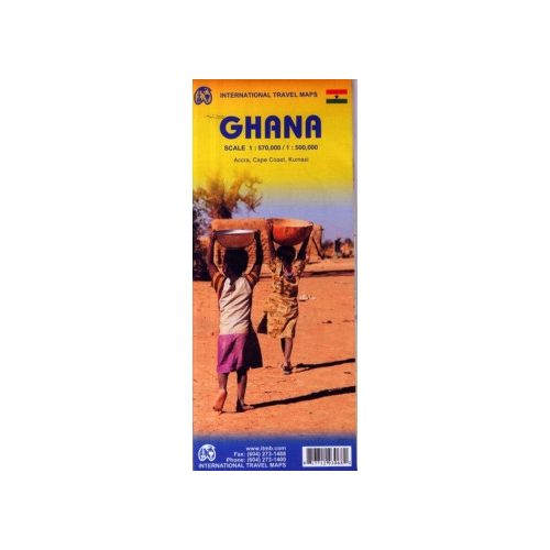 Ghana térkép ITM 1:500 000 