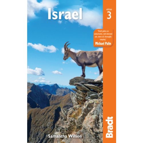 Israel útikönyv, Israel Guide, Izrael útikönyv Bradt 2018 angol