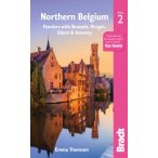   Northern Belgium útikönyv Bradt Flanders with Brussels, Bruges, Ghent and Antwerp, Brüsszel útikönyv 2019 - angol