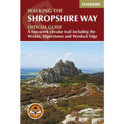 Walking the Shropshire Way Cicerone túrakalauz, útikönyv - angol 