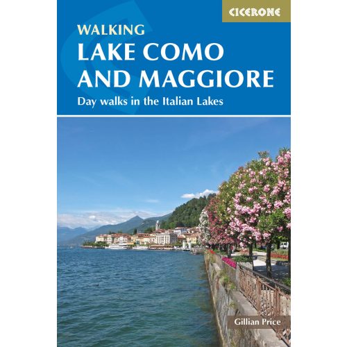 Walking Lake Como and Maggiore Cicerone túrakalauz, útikönyv - angol 