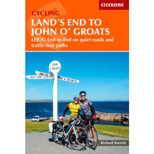 Cycling Land's End to John o' Groats Cicerone túrakalauz, útikönyv - angol 