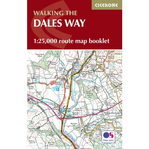 The Dales Way Map Booklet Cicerone túrakalauz, útikönyv - angol 