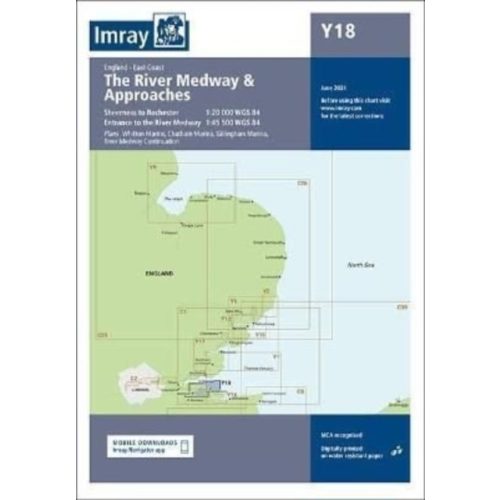 Imray Chart Y18 : The River Medway and Approaches : Y18 - 2022