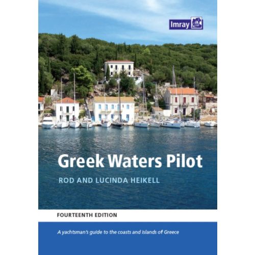 Greek Waters Pilot hajózási könyv Imray, A yachtsman's guide to the Ionian and Aegean coasts and islands of Greece Görögország pilotkönyv angol 2022.