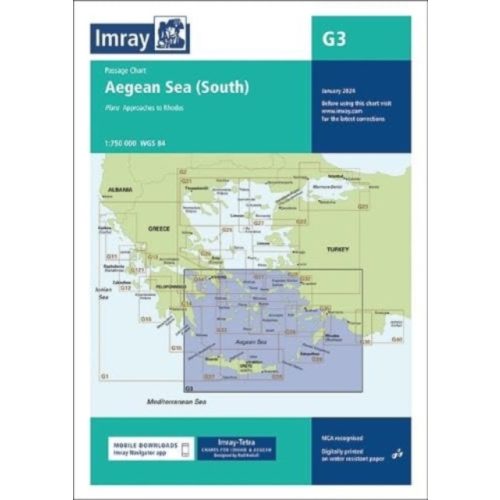 Imray Chart G3 : Aegean Sea (South)