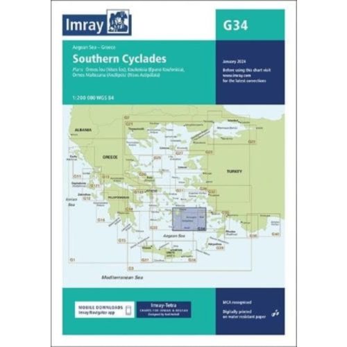 Imray Chart G34 : Southern Cyclades:34 (2024)