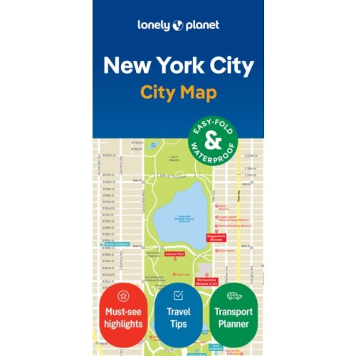 New York térkép Lonely Planet Laminated