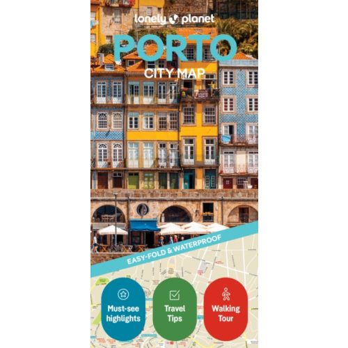 Porto térkép Porto várostérkép vízálló Lonely Planet 2025.
