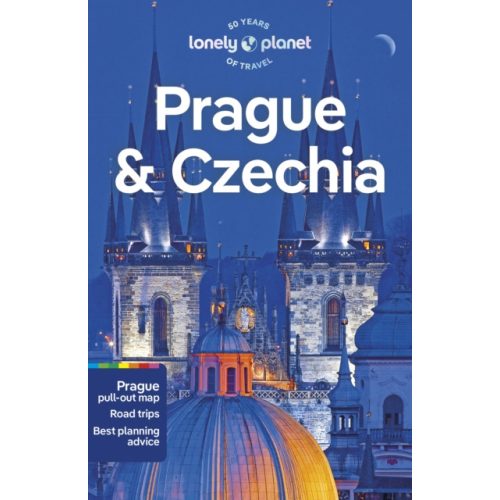 Prága útikönyv, Csehország útikönyv, Lonely Planet Prague & Czechia angol 2023