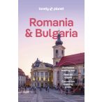   Bulgaria útikönyv Románia útikönyv, Lonely Planet Romania, Bulgaria angol 2024.