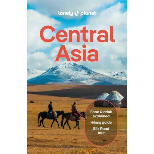 Asia Central Asia útikönyv Lonely Planet Közép-Ázsia útikönyv angol 2025.