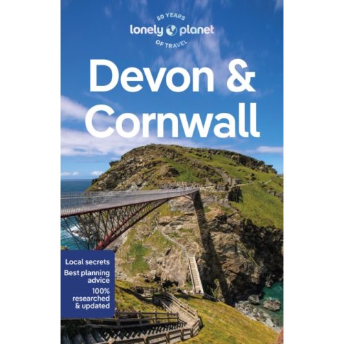 Devon Cornwall útikönyv Lonely Planet, Devon útikönyv 2023