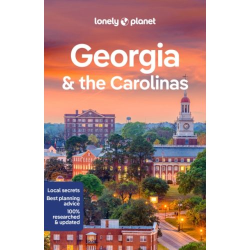 Georgia & the Carolinas Lonely Planet, Georgia útikönyv, Carolina útikönyv USA 2019
