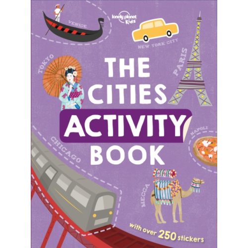 The Cities Activity Book Lonely Planet Guide 2019 angol könyv gyerekeknek 