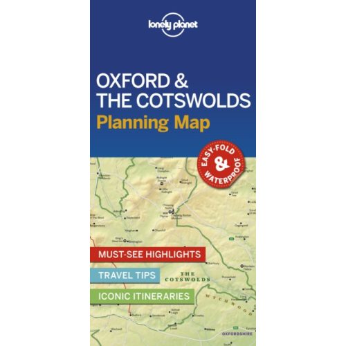 Oxford térkép, Oxford város térkép Cotswolds térkép Lonely Planet