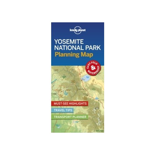 Yosemite Nemzeti park térkép Lonely Planet 2019
