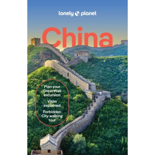 China útikönyv Lonely Planet, Kína útikönyv angol 2025.