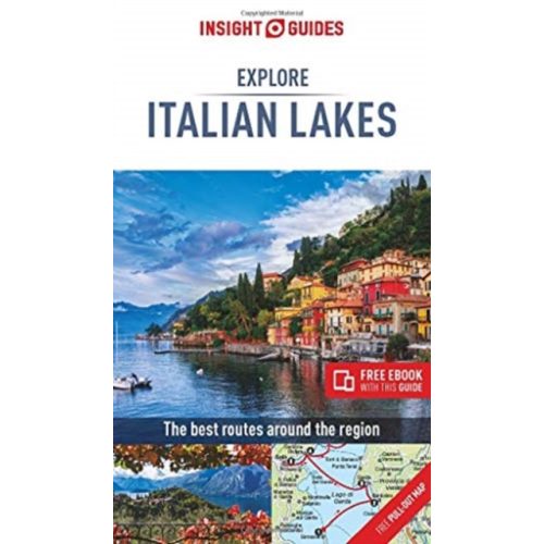Italian Lakes útikönyv Insight Guides kivehető térképpel angol 2019