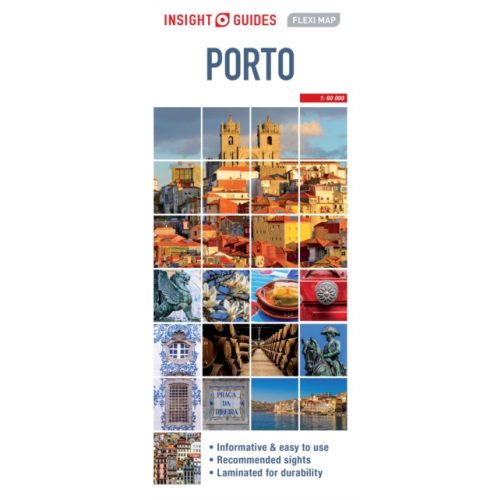 Porto térkép, Porto várostérkép Insight Guides 