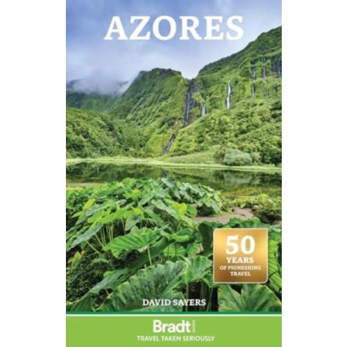 Azori-szigetek útikönyv, Azores útikönyv, Azori útikönyv Bradt - angol 2024. 