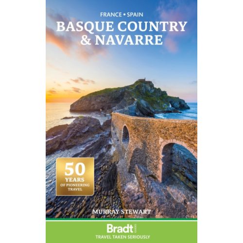 Bilbao útikönyv, Basque Country and Navarre útikönyv Bradt Guide, angol 2024.