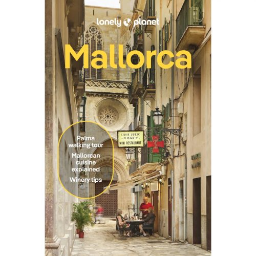 Mallorca útikönyv Lonely Planet Mallorca angol 2025.