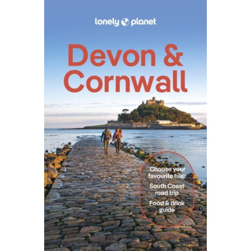 Cornwall útikönyv Lonely Planet Devon & Cornwall angol 2025.