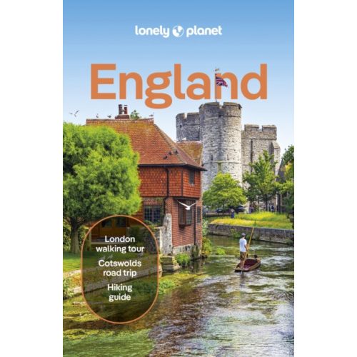 England útikönyv Lonely Planet Anglia útikalauz angol 2025.