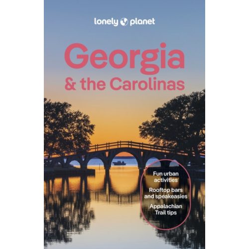 Georgia & the Carolinas Lonely Planet, Georgia útikönyv, Carolina útikönyv USA angol 2025.