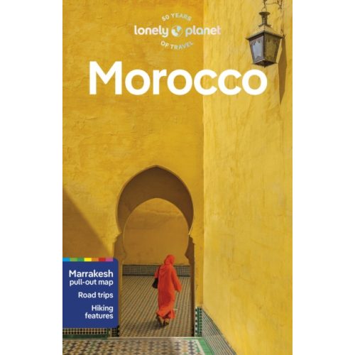 Marokkó útikönyv, Morocco Lonely Planet guide angol 2023.