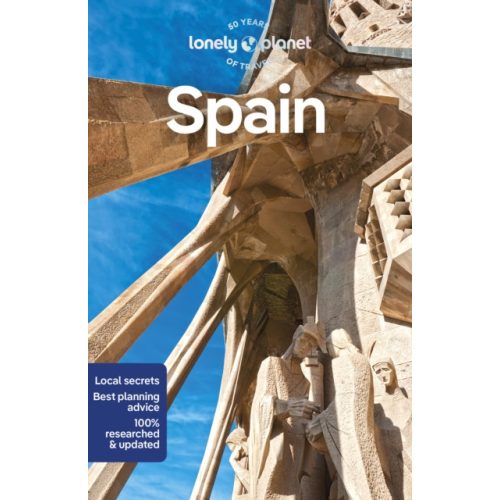 Spain Lonely Planet Spanyolország útikönyv angol 2023