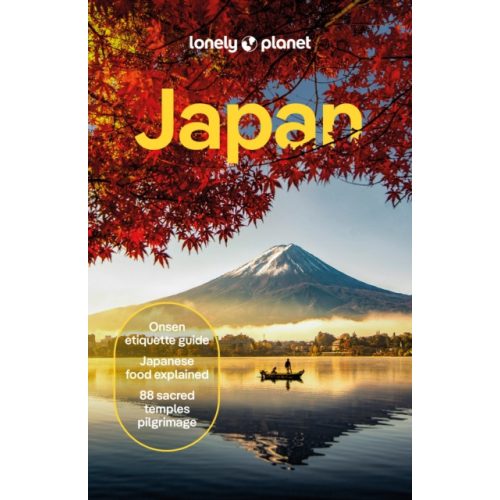 Japán útikönyv Japan Lonely Planet angol, Lonely Planet útikönyv Japan
