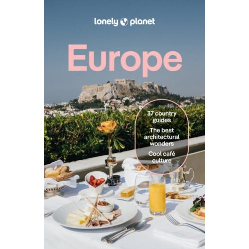 Európa útikönyv, Europe Lonely Planet Europe angol 2026.