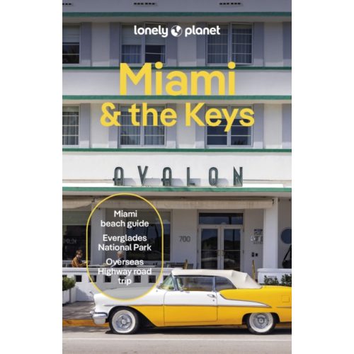 Miami útikönyv Miami & the Keys Lonely Planet angol 2025.