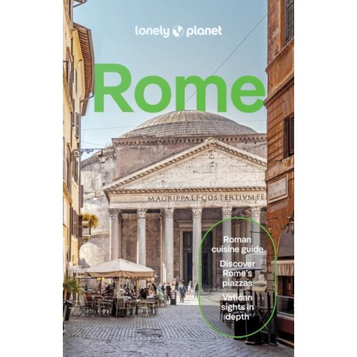 Rome Lonely Planet, Róma útikönyv angol 2025.
