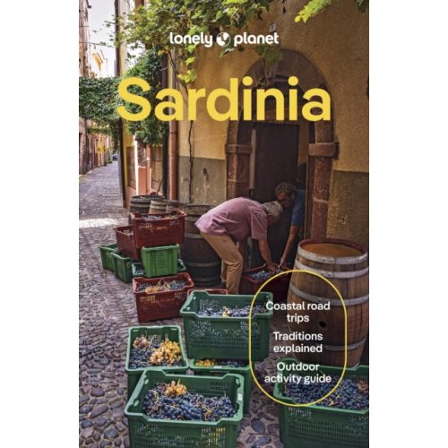 Sardinia Lonely Planet Guide Szardínia útikönyv, útikalauz angol  2025.