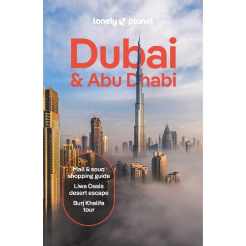 Dubai útikönyv, Lonely Planet Dubai Abu Dhabi útikönyv angol 2024.