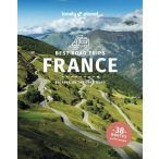   Franciaország útikönyv Lonely Planet Best Road Trips France angol 2024