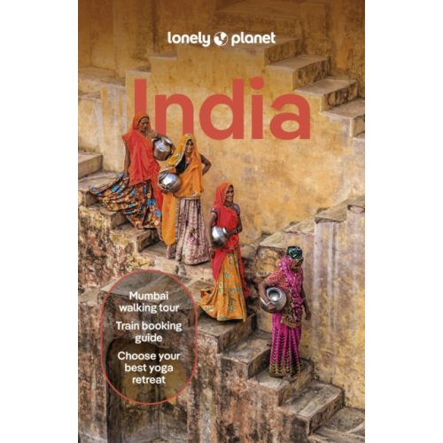 India útikönyv Lonely Planet angol 2024.