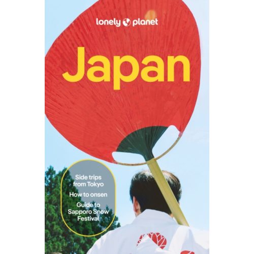 Japán útikönyv Japan Lonely Planet angol, Lonely Planet útikönyv Japan 2026.