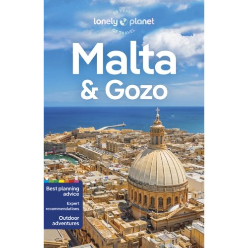 Malta & Gozo útikönyv  Lonely Planet,  Málta útikönyv angol 2023