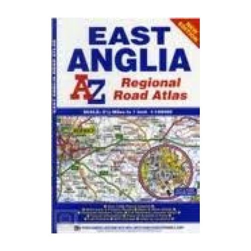 East Anglia régió térkép AZ 1:158 400 