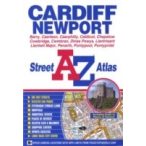 Cardiff térkép Wales, AZ kiadó   