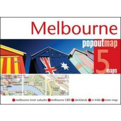 Melbourne térkép Popout kosártérkép belváros
