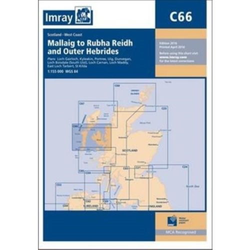 Imray Chart C66 : Mallaig to Rudha Reidh and Outer Hebrides 2016