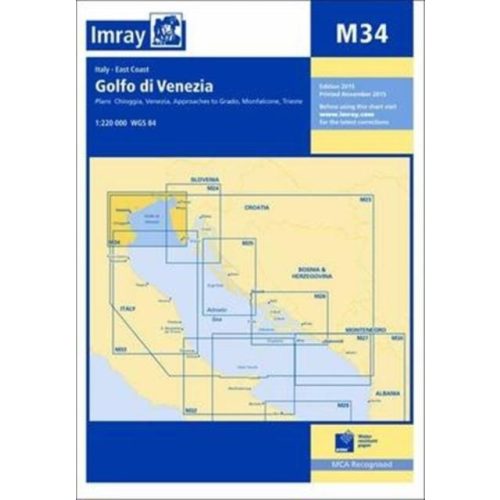 Imray Chart M34 : Golfo di Venezia : 34