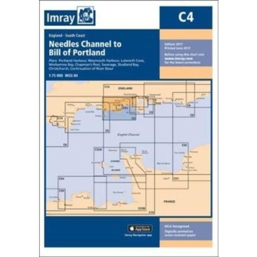 Imray Chart C4 : Needles Channel to Bill of Portland 2017