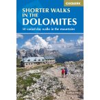   Shorter Walks in the Dolomites Cicerone túrakalauz, útikönyv - angol 